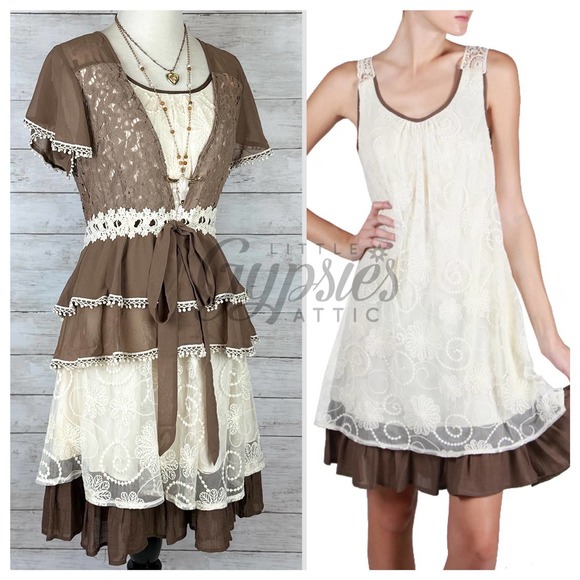 A'reve Romantic Layering Tent Dress - Picture 1 of 11
